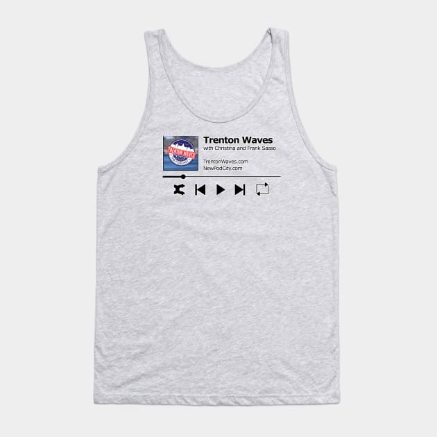 Trenton Waves Podcast Player Tank Top by New Pod City